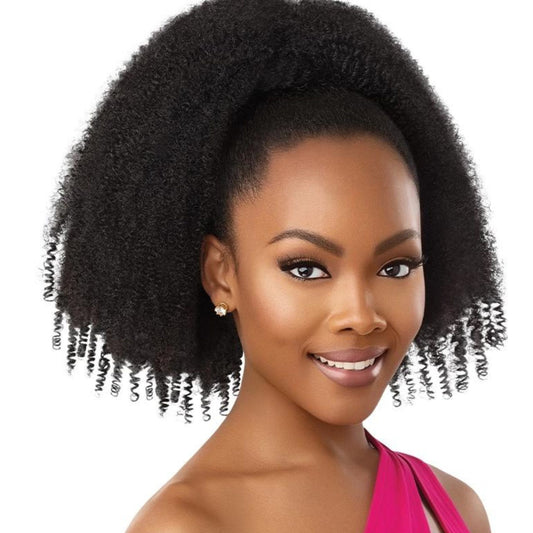 Synthetic Pretty Quick Wrap Ponytail -SPRINGY AFRO 28"